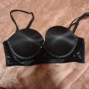 Victoria's secret rhinestone and velvet bra